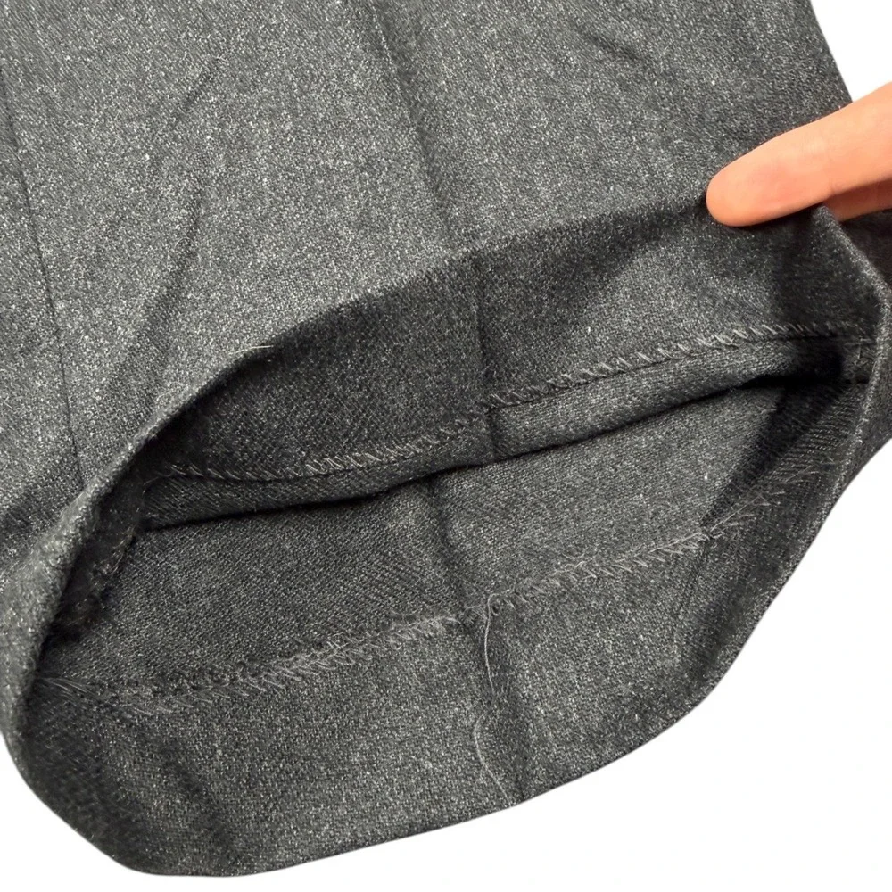 Haggar Dress Pants NWT 1970s Mens 34x30 Gray Wool Blend Vintage Straight Leg